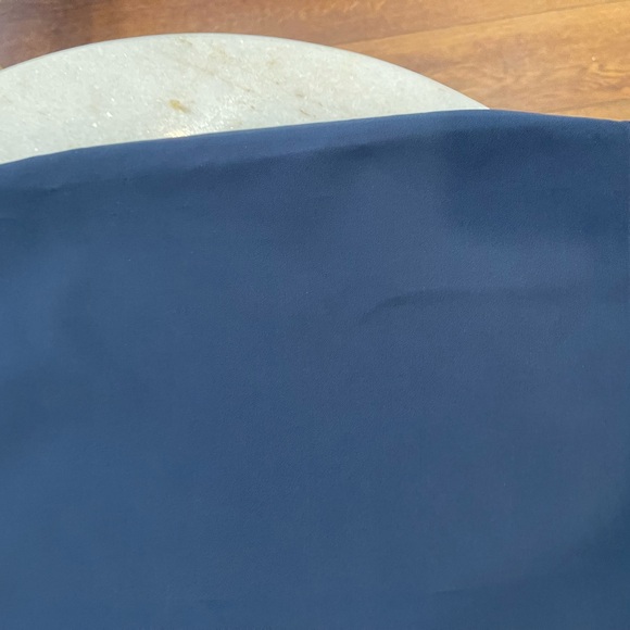 Prada Italy Dark Navy  Classic Pensil Midi Skirt Size EU 38, US 6 - Picture 5 of 15